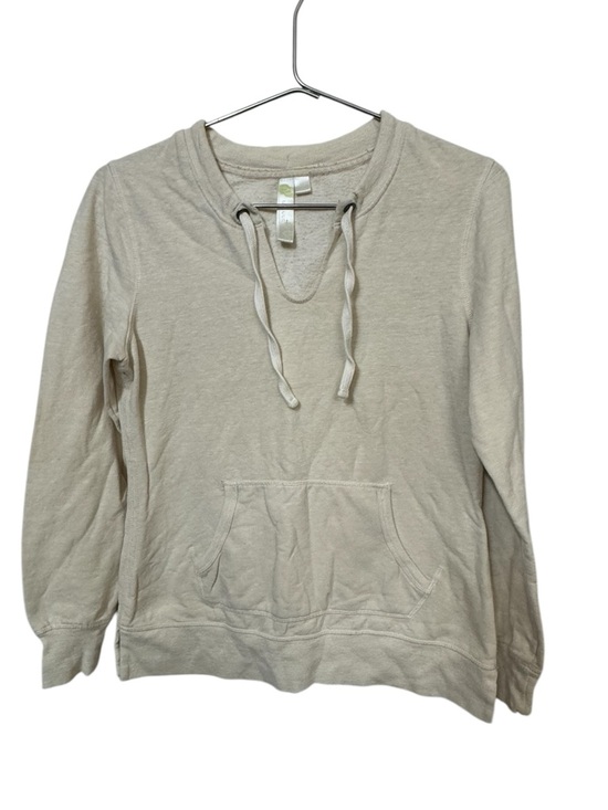 GreenTea Tops - Cozy Cream Retro Green Tea High End Lightweight BOHO Hoodie Women’s S